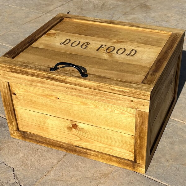 Dog Food Storage Etsy