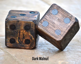 Oversized Wooden Dice