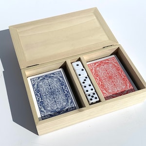 Double Card Box with Dice