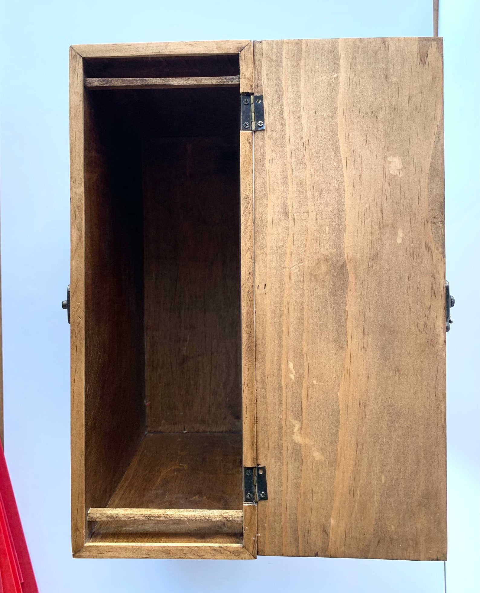 Wood Hanging File Box Etsy