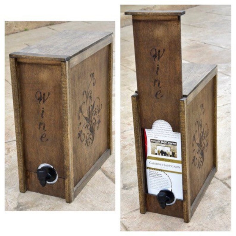 Box Wine Cover Etsy