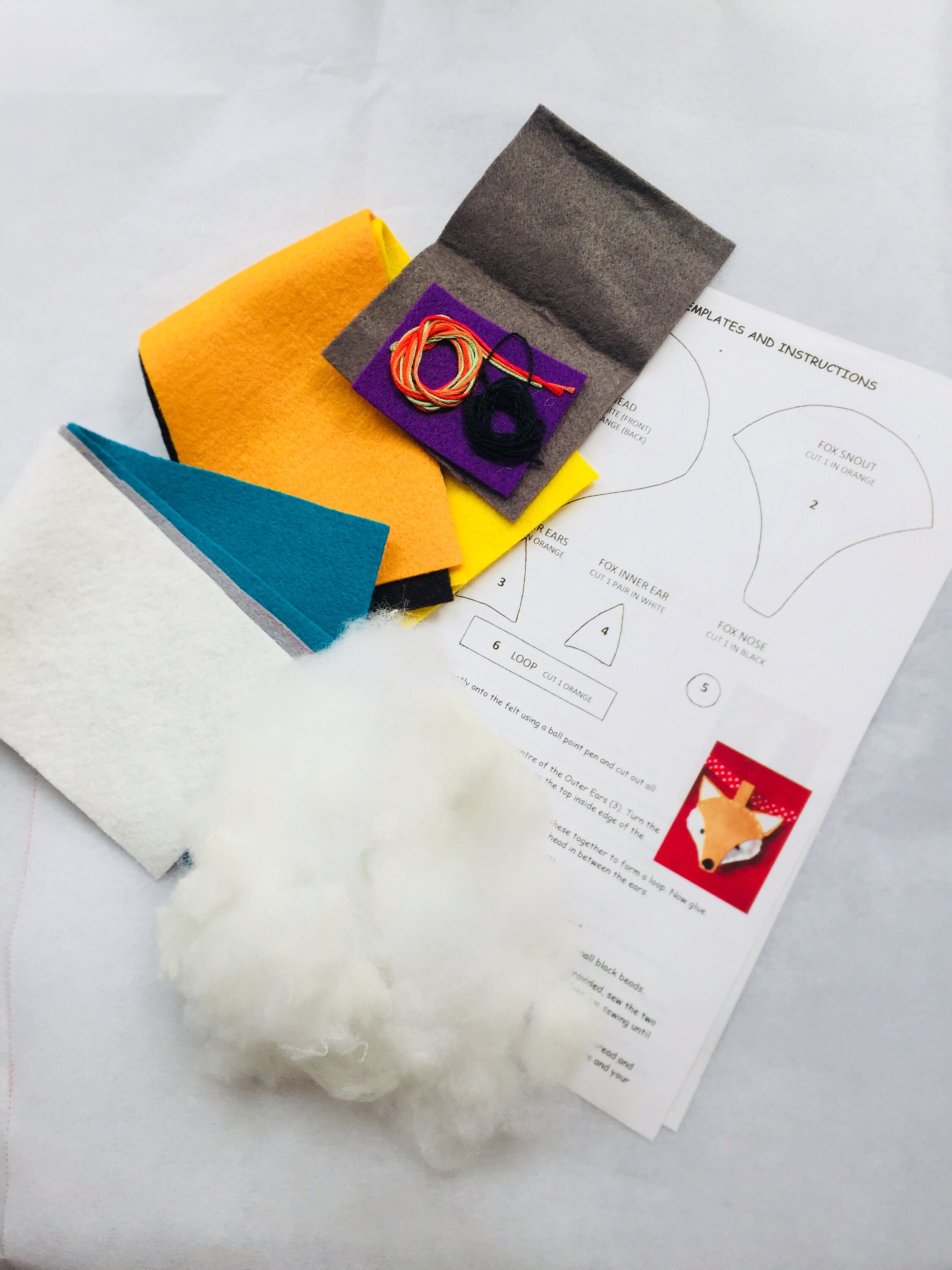 Felt Kit Animal Felt Kit Felt Animal Garland Felt Animals Etsy