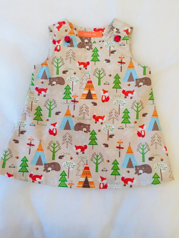 Fox pinafore dress Clearance