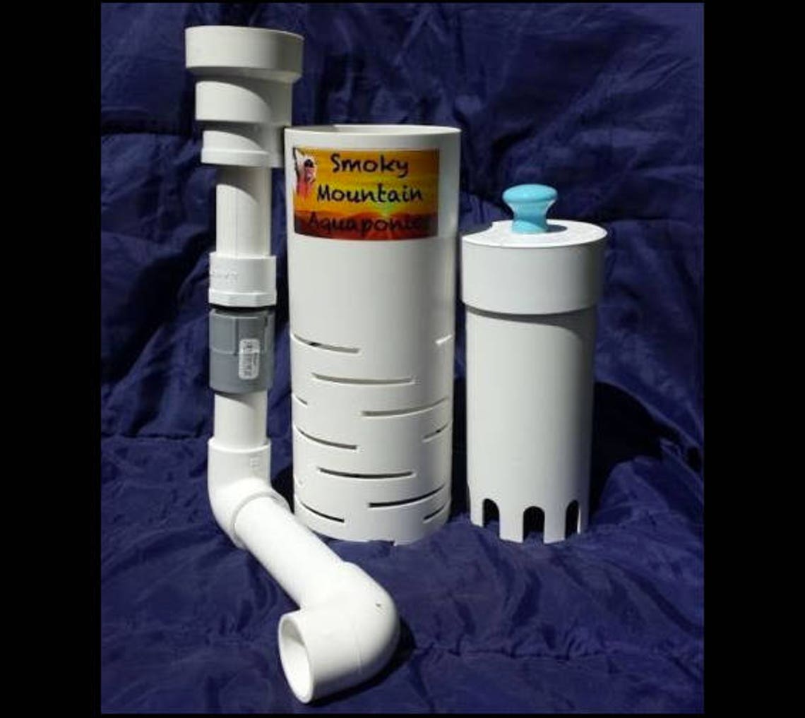 Aquaponics Bell Siphon CLEAR Top IBC 8 MEDIA Easily Etsy