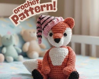 Fuchs Häkelanleitung, Amigurumi Fuchs Spielzeug PDF, Waldtier DIY, Easy freundlich Plüsch Anleitung