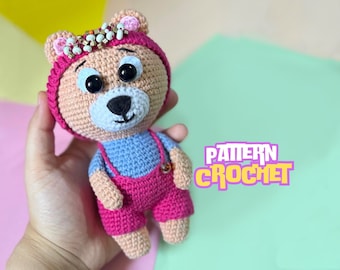 Amigurumi Crochet Bear Pattern: Easy Cuddly Baby Toy (PDF)