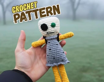 Mang-Tae Crochet Pattern, Halloween Nightmare Catcher Amigurumi, Spooky K-Drama, PDF Pattern