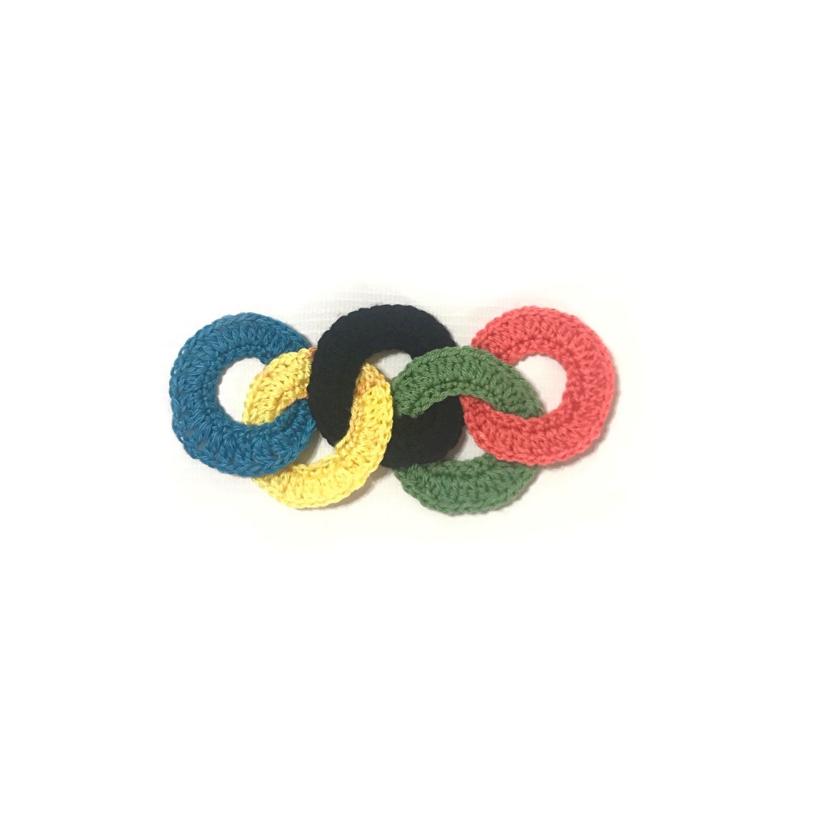 Crochet Olympic Rings Pattern Crochet Sport Pattern Applique Etsy