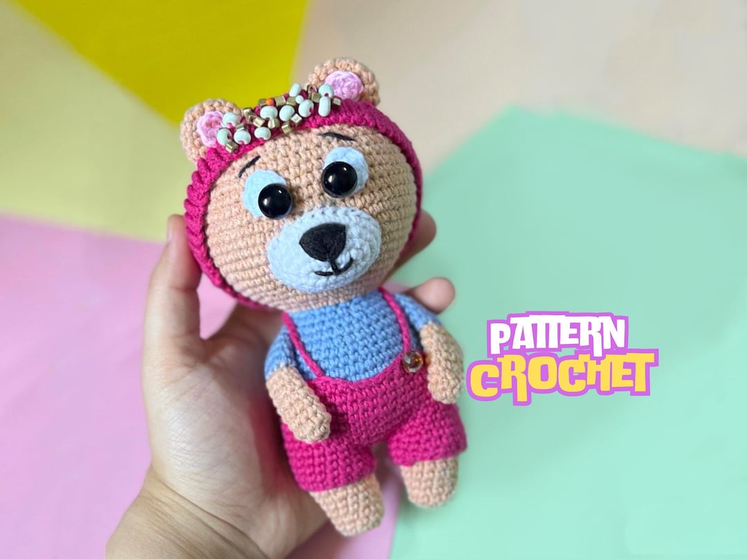 AMIGURUMI CROCHET Bear Pattern Crochet Toy Pattern Crochet Teddy Bear