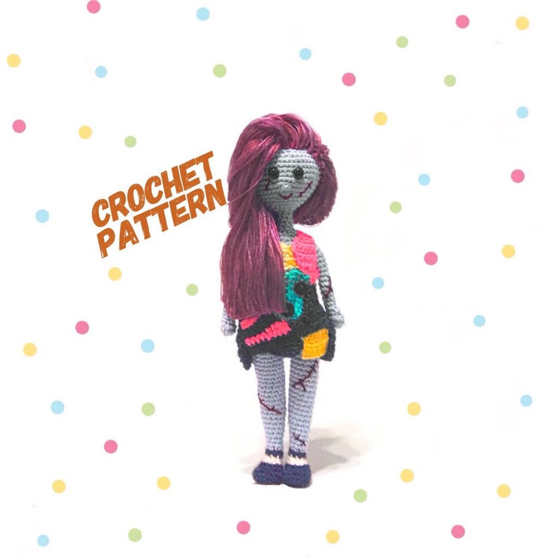 Crochet Doll Pattern Sally Doll Pattern Crochet Patterneasy - Etsy