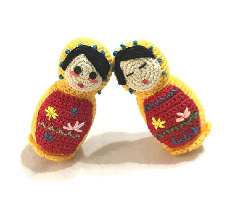 CROCHET doll PATTERN crochet amigurumi pattern crochet amigurumi pattern PDF Russian Doll mini doll crochet Crochet Matryoshka Doll