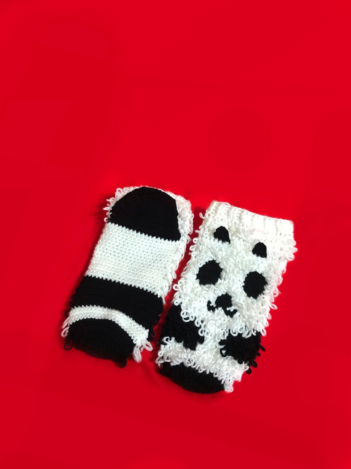 Crochet Socks Pattern, Pdf Tutorial, Panda Fuzzy Socks Etsy