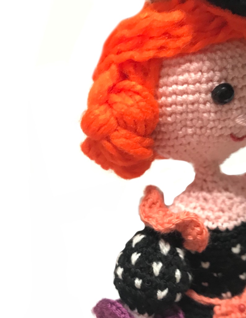 Crochet Doll Pattern witch doll pattern crochet pattern image 3