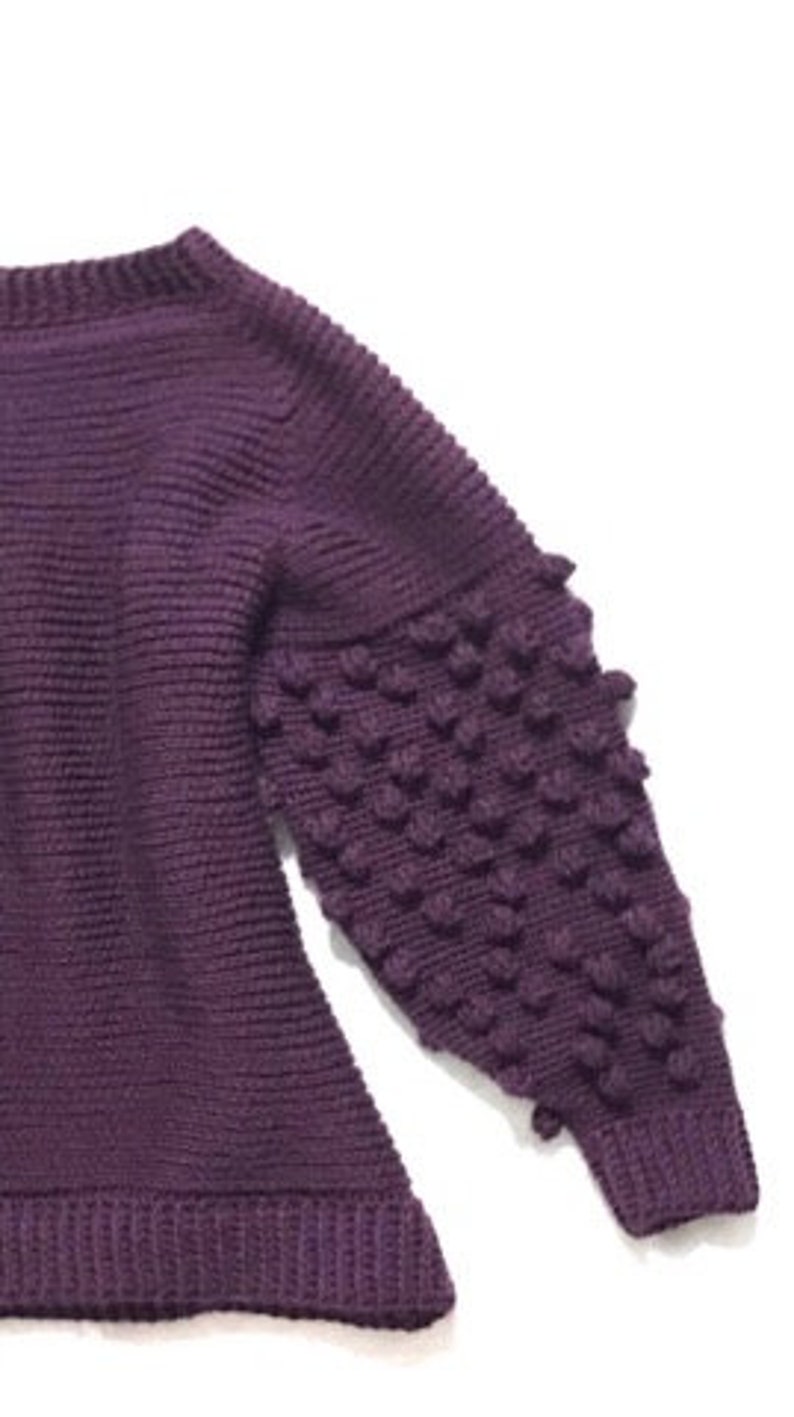 Crochet Pullover Pattern, Crochet Sweater Pattern, Adjustable , pdf, women top pattern, adult sizes, top down pullover, beginners pattern image 6