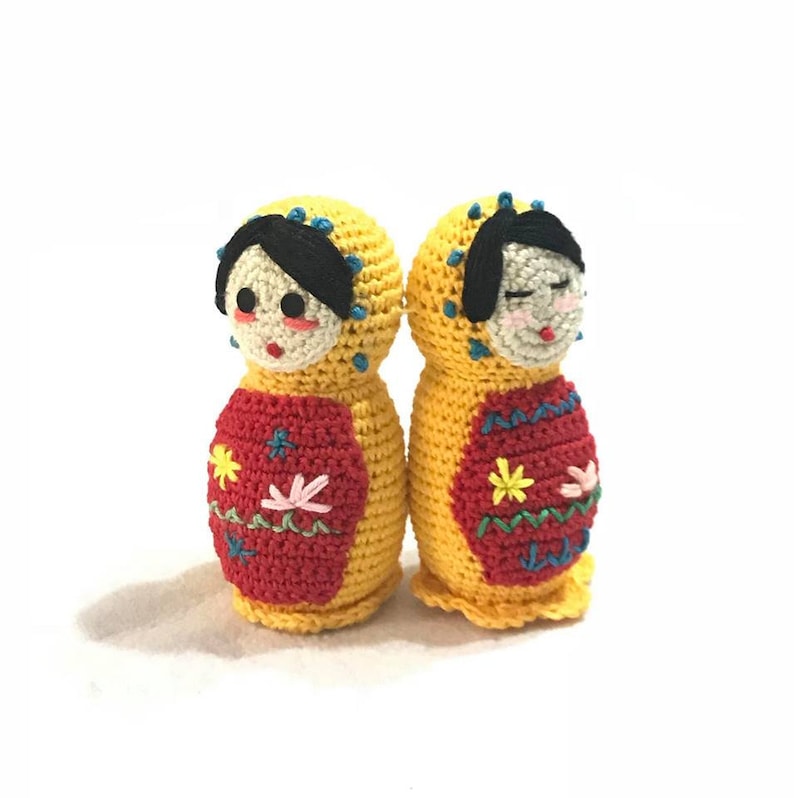 CROCHET doll PATTERN crochet amigurumi pattern crochet amigurumi pattern PDF Russian Doll mini doll crochet Crochet Matryoshka Doll