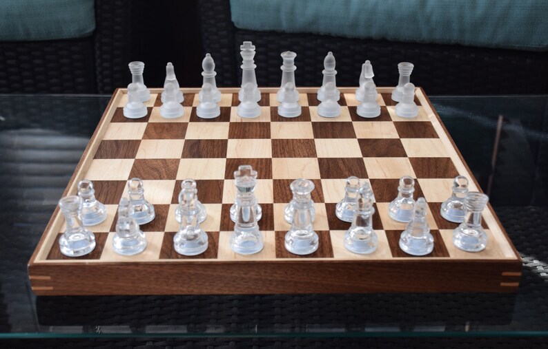 Handmade Custom Wood Chess Board Etsy
