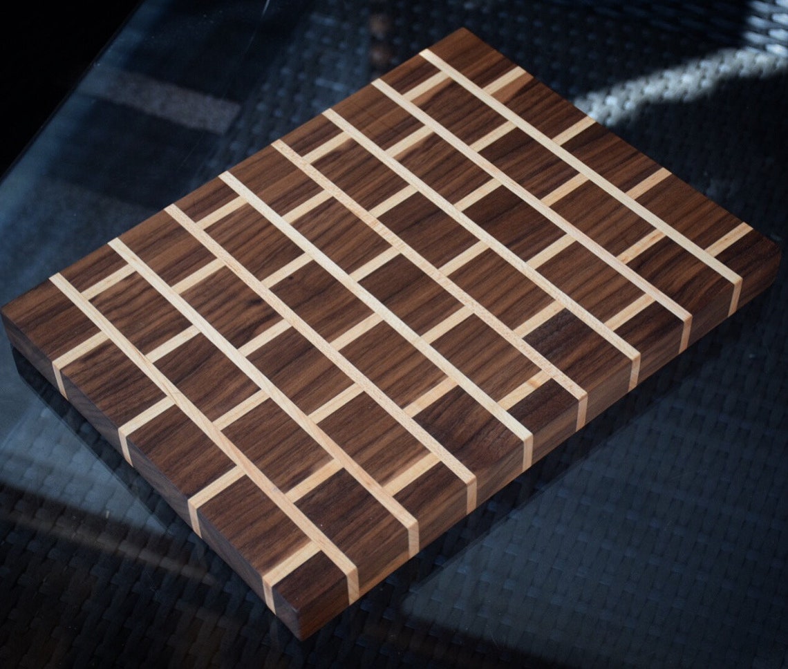 Custom End Grain Cutting Board Brick Pattern Etsy