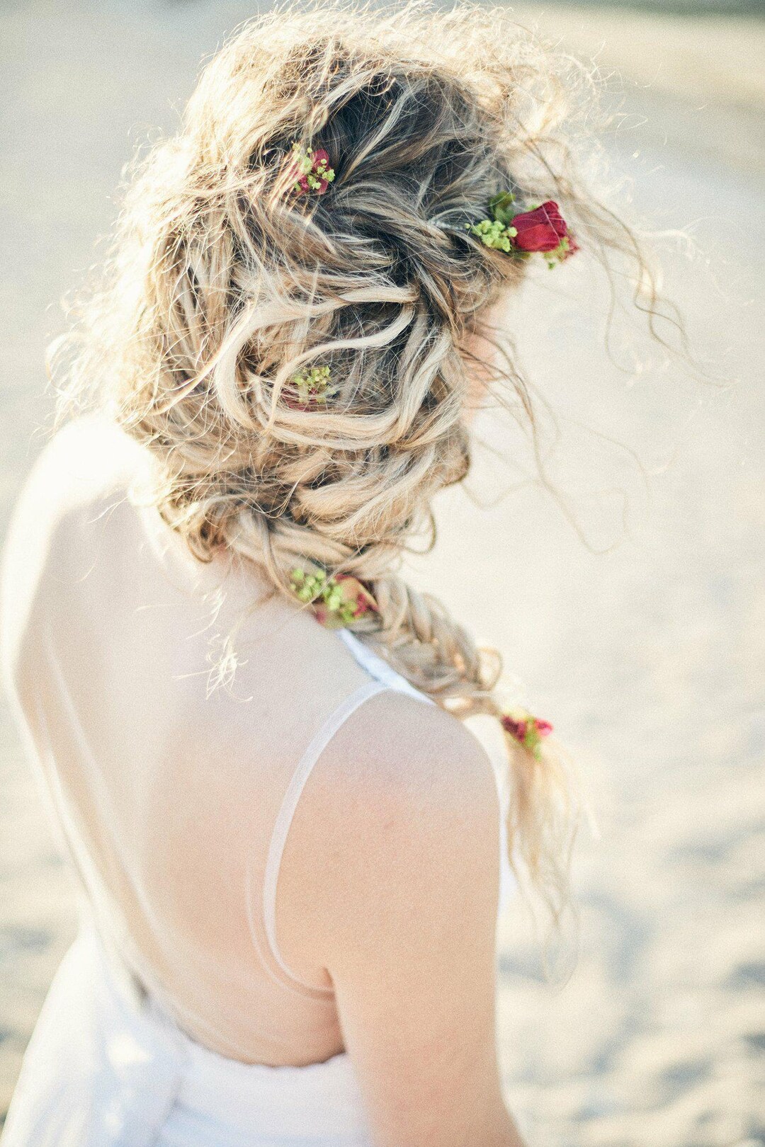 Mini Clip Hair in Stabilized Flowers Etsy