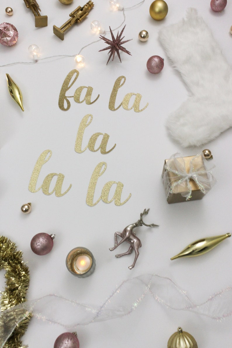 Christmas Decoration Fa La La La La Christmas Banner Holiday Party Banner Deck the Halls Banner Christmas Garland Christmas Party Decor