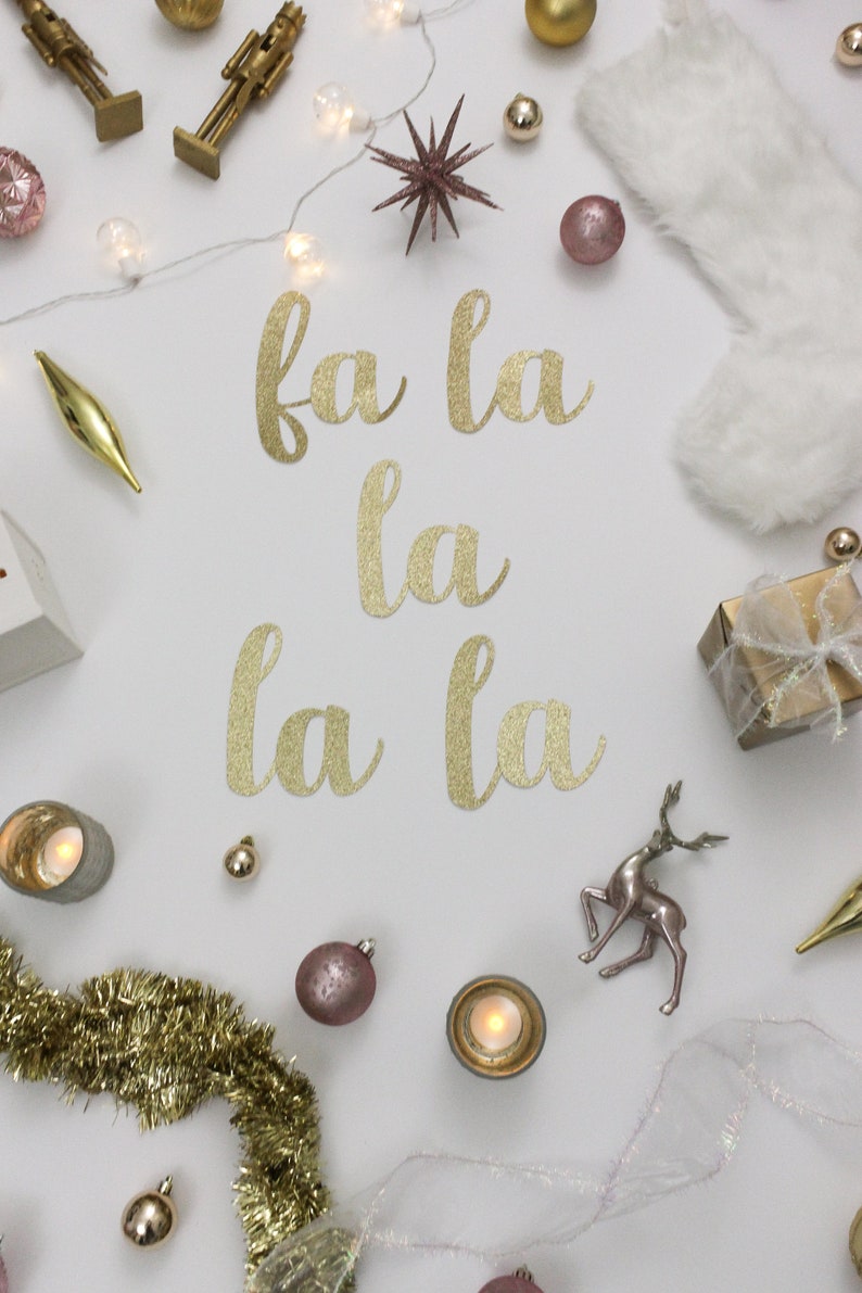 Christmas Decoration Fa La La La La Christmas Banner Holiday Party Banner Deck the Halls Banner Christmas Garland Christmas Party Decor