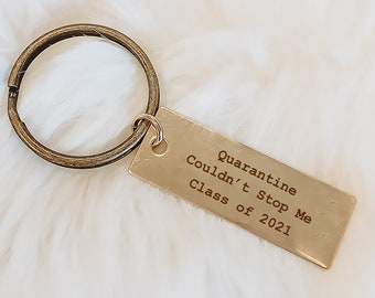2020 Covid Keychain Gift Quarantine Christmas Keyring 2020 Corona Key Chain Personalized 2020 Christmas Keychain