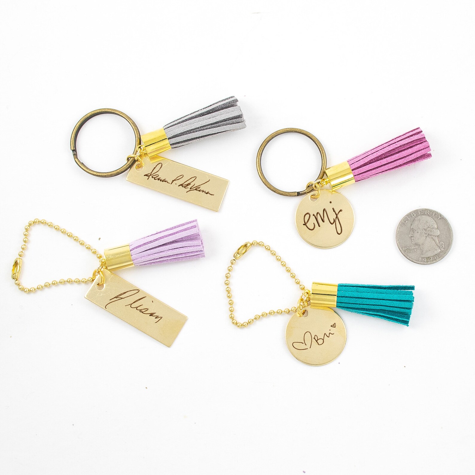 Personalized Keychain Laser Engraved Keychain Using Actual Etsy