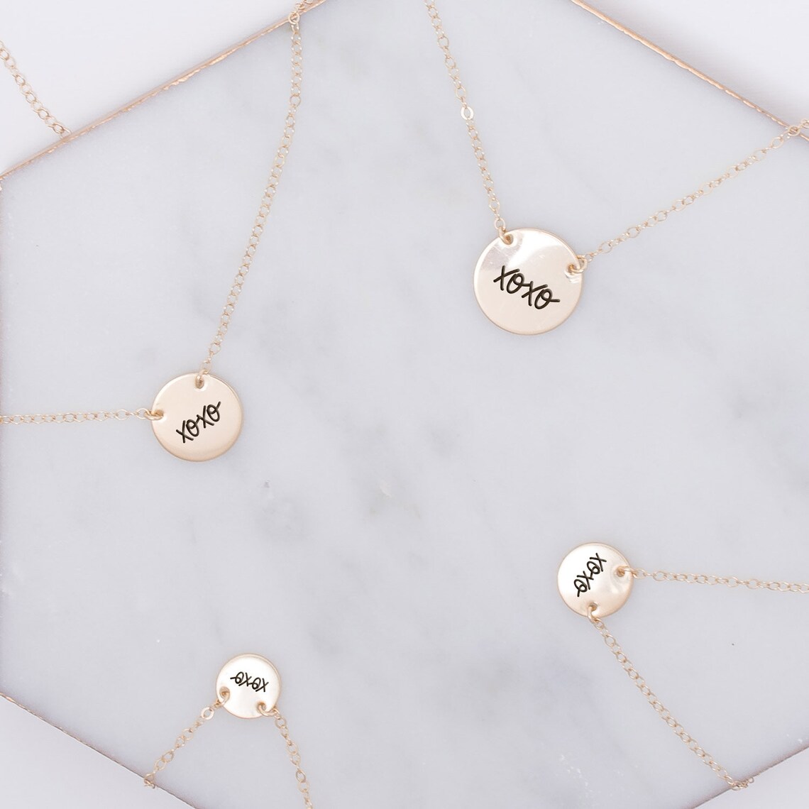 Xoxo Necklace Sterling Silver Xoxo Necklace Gold Filled Etsy