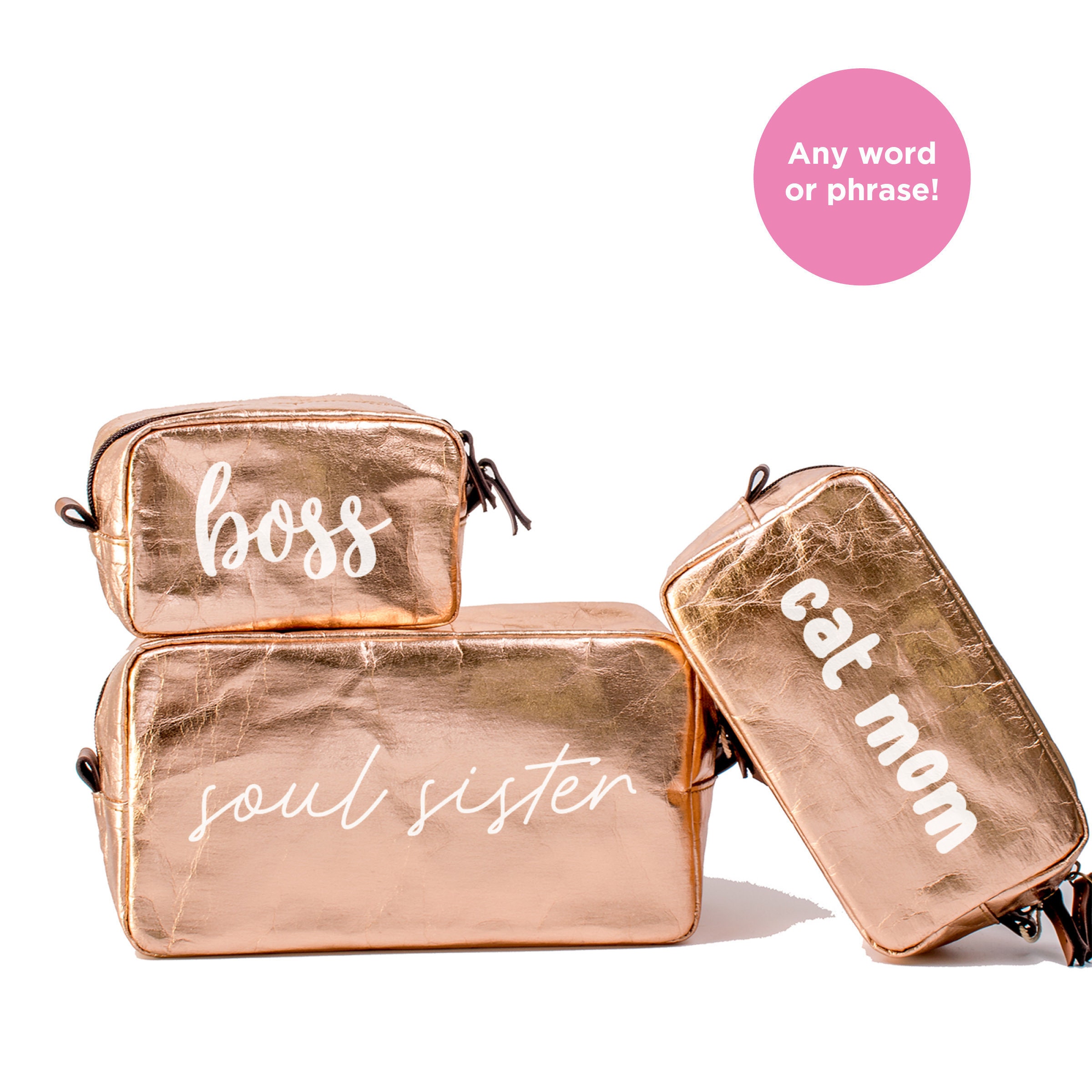 Personalized Makeup Bags Custom Make up Bag Personalised Etsy