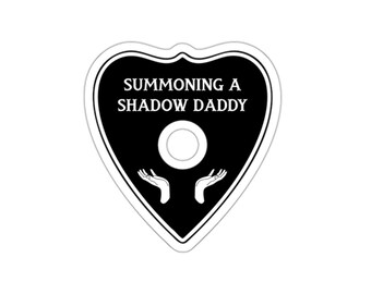 Book-Themed Die-Cut Stickers for Readers, Ouija Shadow Daddy, Planner Decor, Laptop Stickers, Gifts for Book Lovers