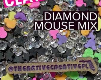 Diamond Mouse Mix Clay Slices 5g * Supplies