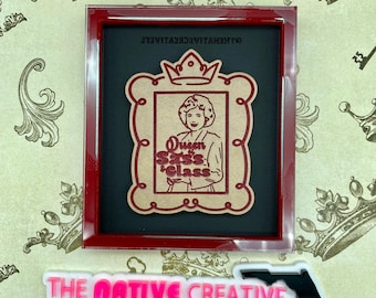 Betty White Queen of Sass EXCLUSIVE Silicone Mold for Resin Crafting *Made to order