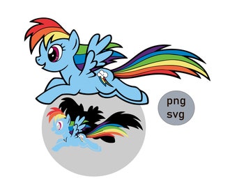 Download Rainbow Dash Svg Etsy