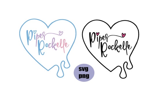 Piper Rockelle Heart svg