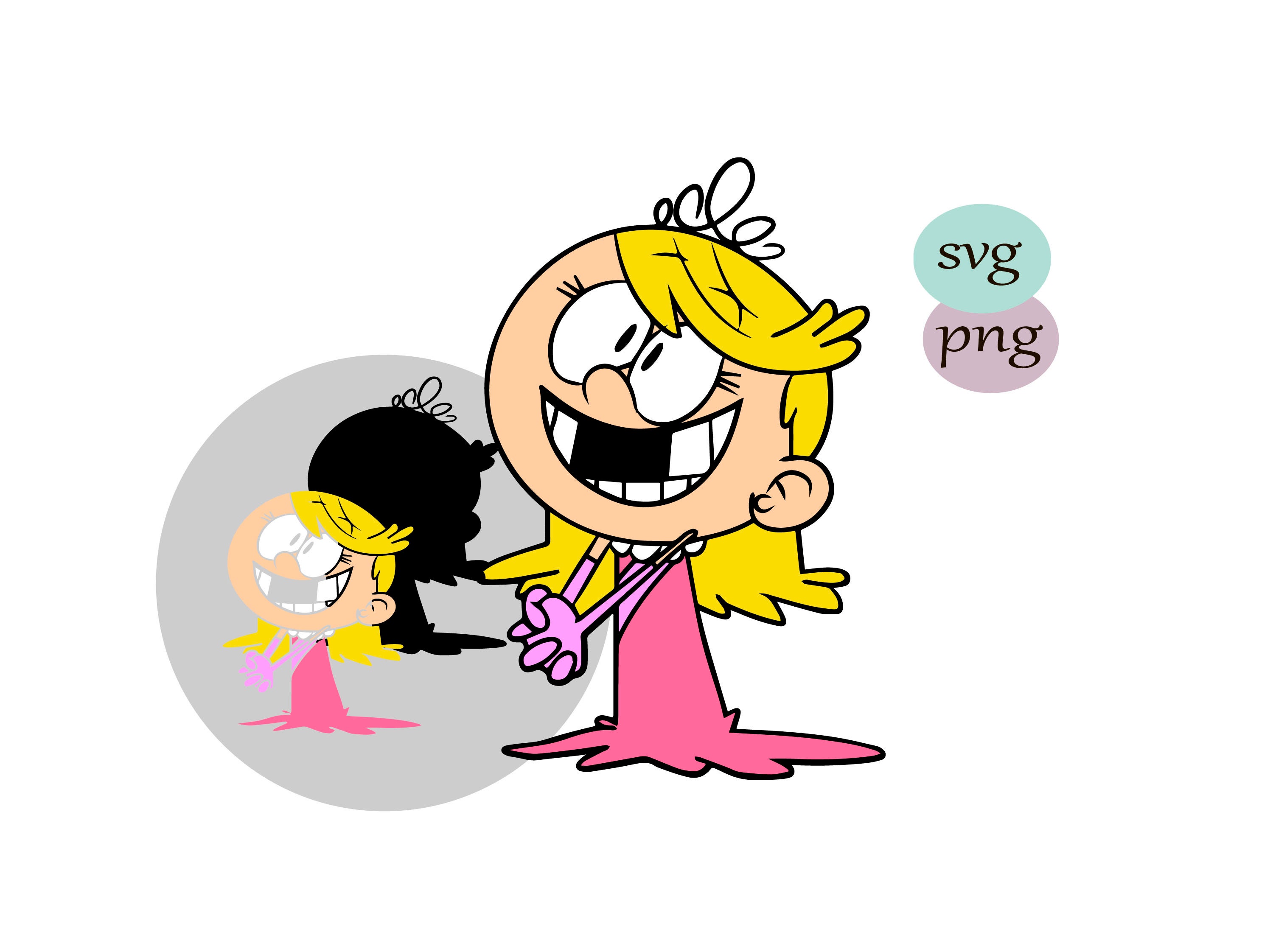 Download Layered Svg Cut File Lola Loud Svg The Loud House Svg Etsy