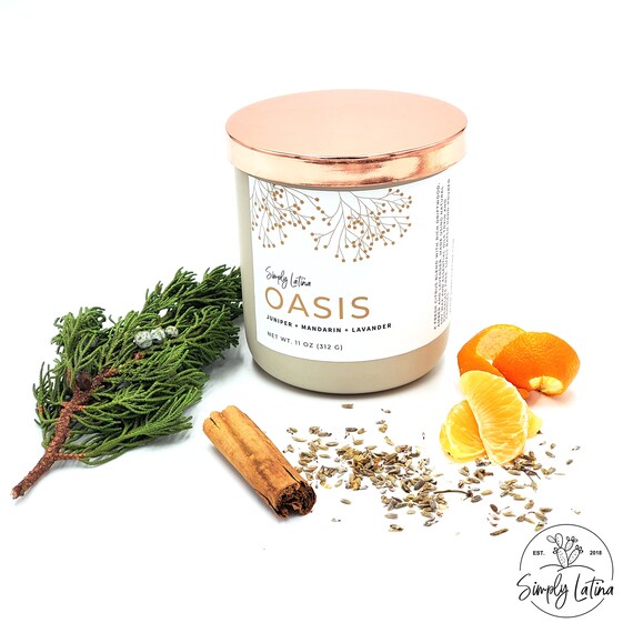 Oasis Candle 11oz Candle Scented Soy Candles Desierto Etsy