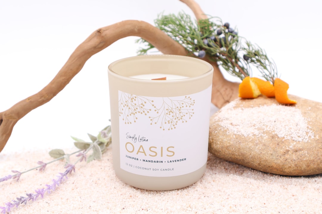 Oasis Candle, 11oz Candle, Scented Soy Candles, Desierto Candle, Candle