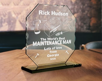 WORLDS BEST HUSBAND TROPHY GIFT PERSONALISED