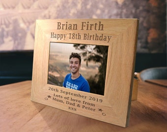 personalised gifts 18th boy