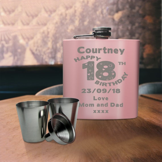 ladies flask gift set