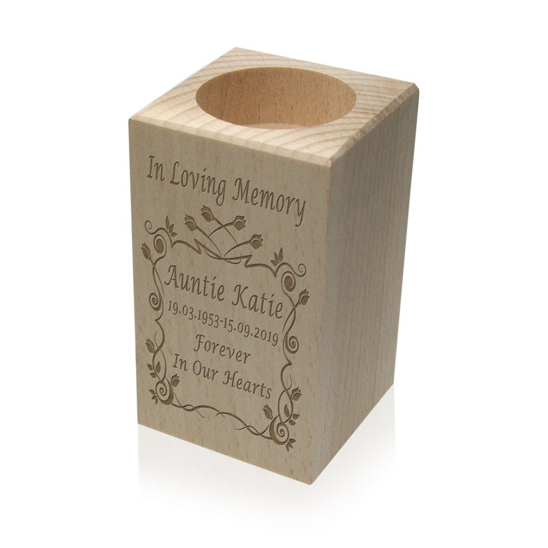 Personalized Memorial Candle Holder For Loss Of Loved One | A Limb Has Fallen With 3 Tealights