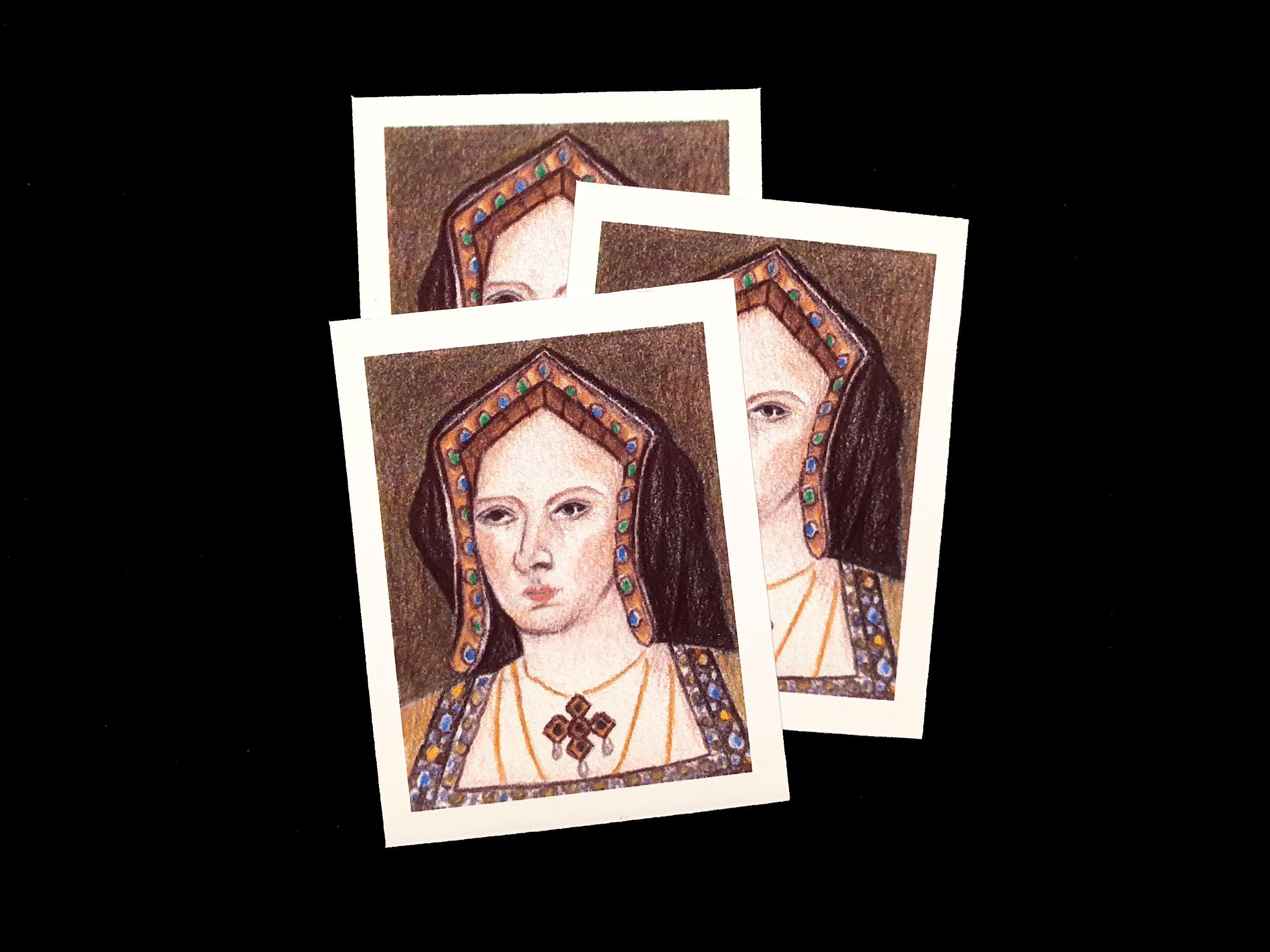 Miniature Queen Portrait Catherine of Aragon | King Henry VIII First of ...