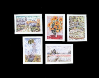 Miniature Pictures | Claude Monet Impressionist Paintings