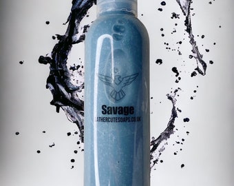 Savage shower gel // men’s fragrance shower gel // natural men’s shower gel // men’s  fragrance// men’s body wash // gift for him //