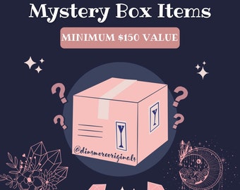 Crystal Mystery Box, Intuition Box, Gift Box, Beginner Set, Rocks and Minerals, Crystals