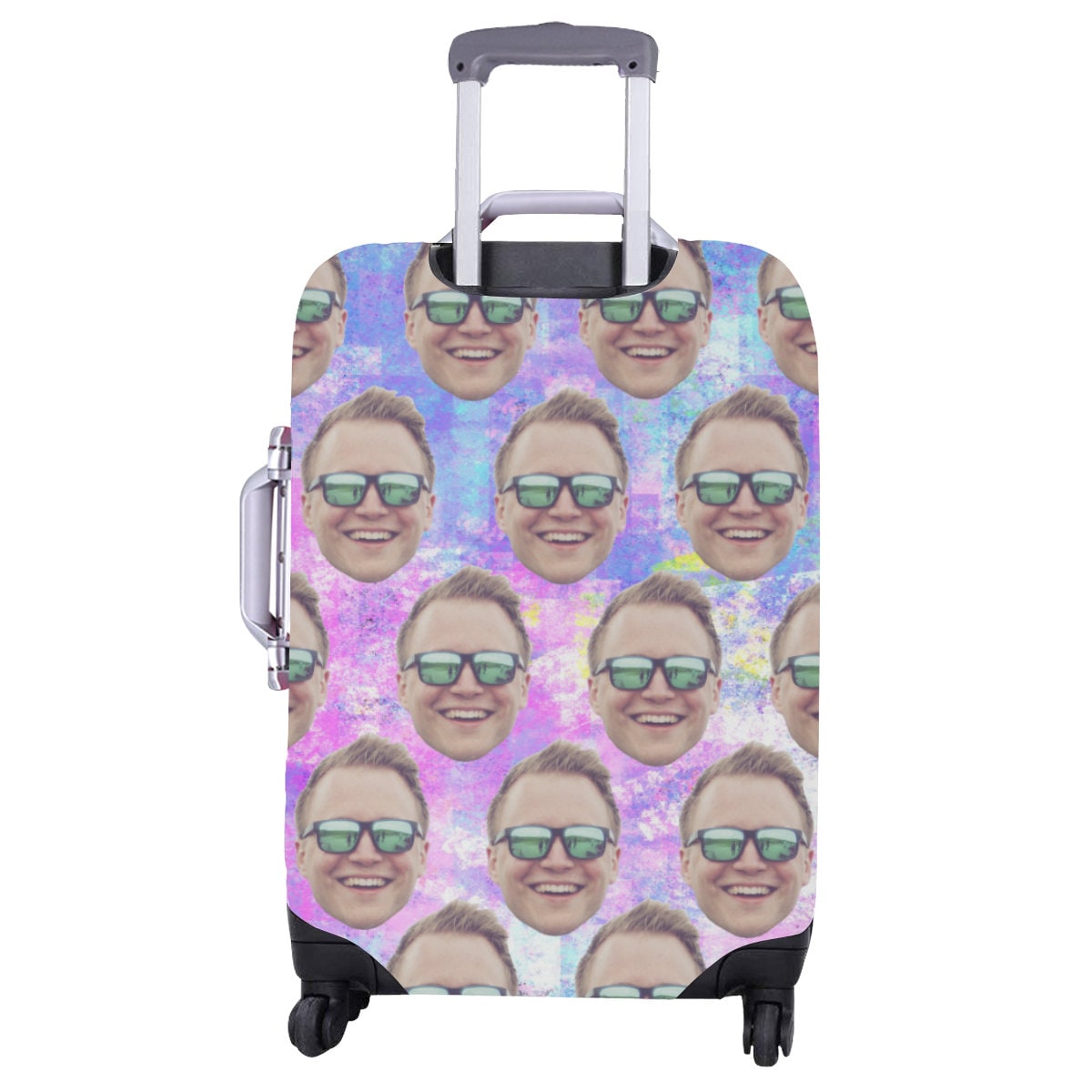 Personalized Luggage Cover Custom Suitcase Cover Custom Etsy
