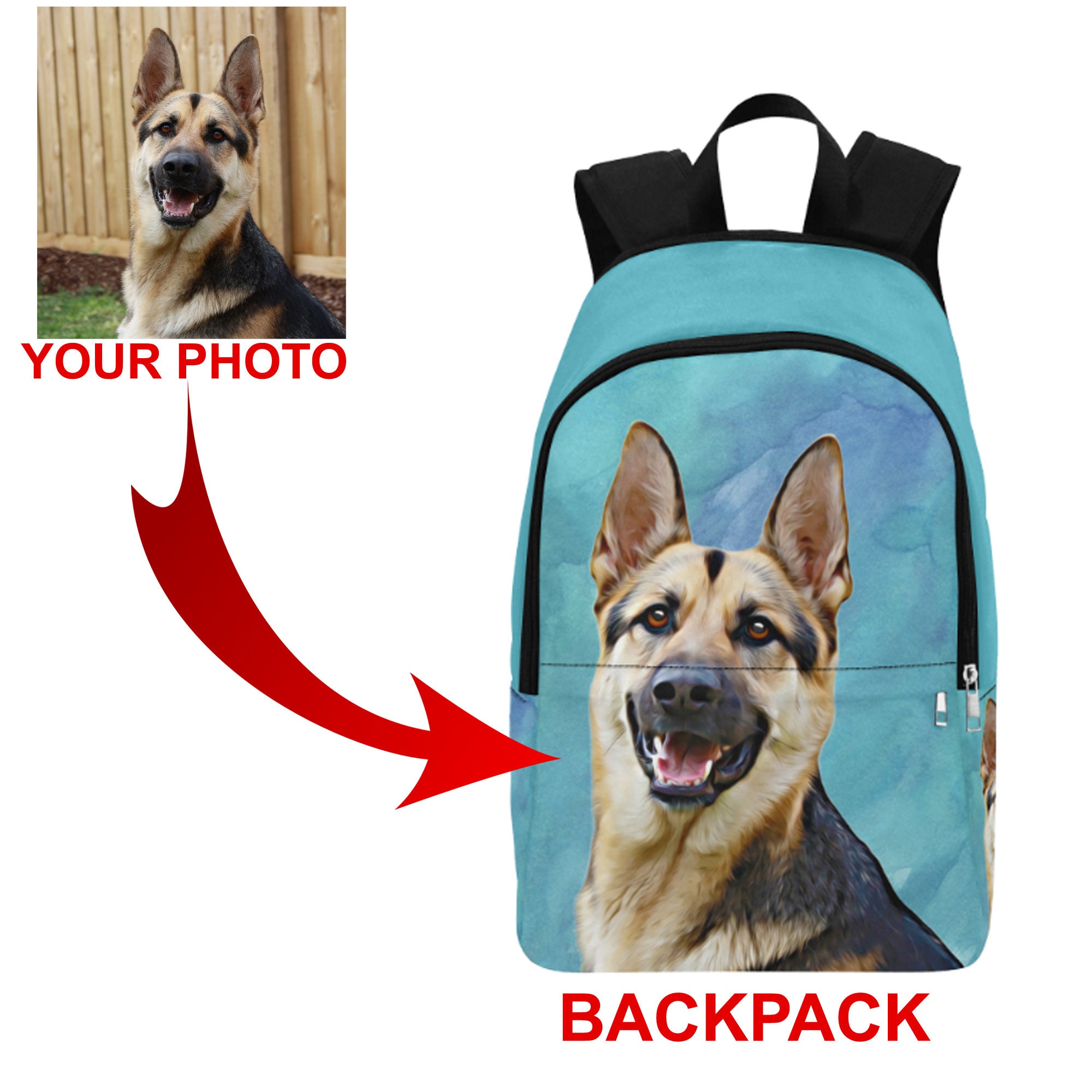 etsy dog backpack