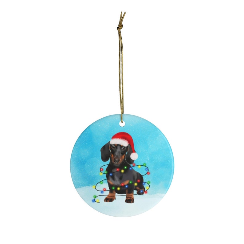 Personalized Dachshund Christmas Ornament Dachshund Christmas Etsy