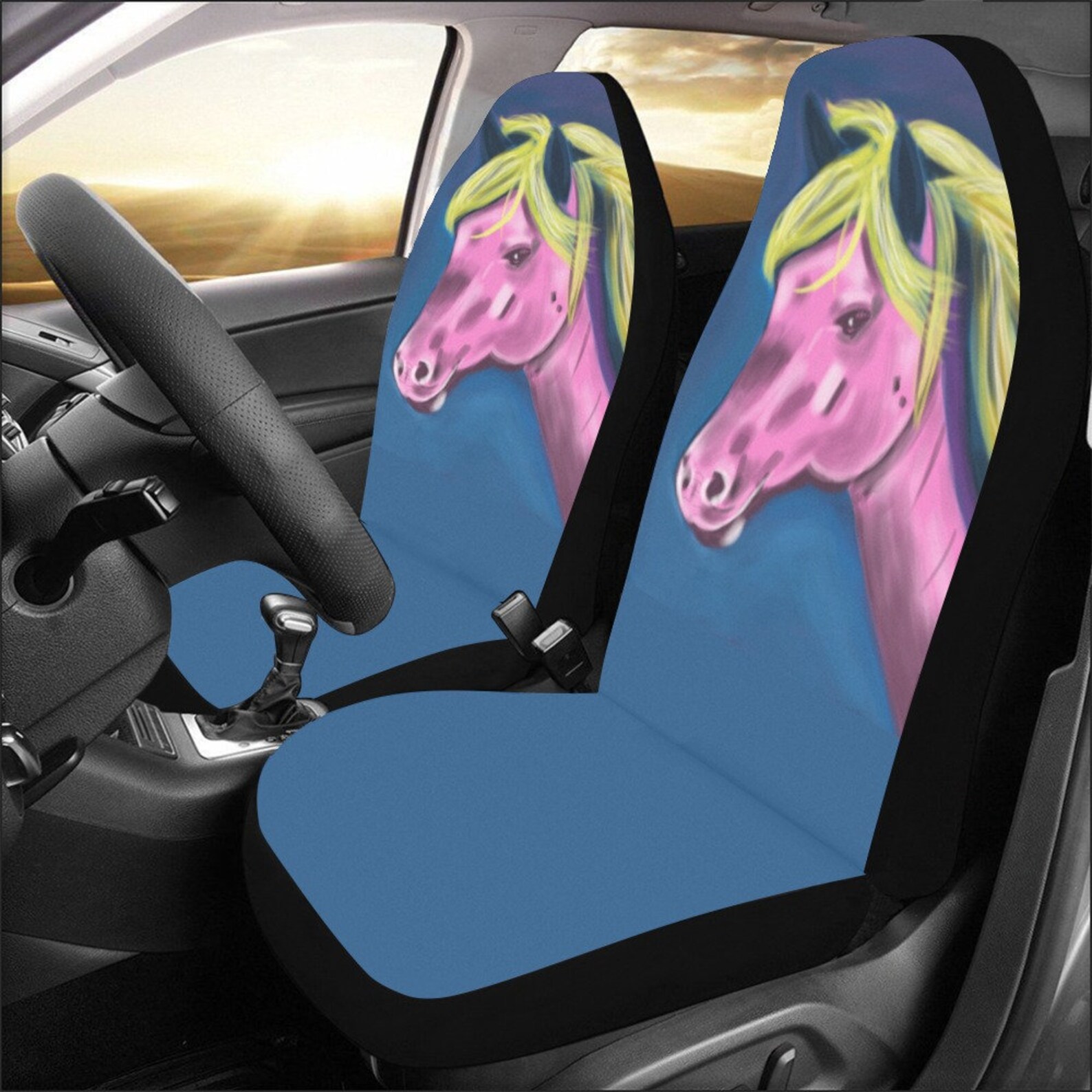 Horse Car Seat Cover Horse Seat Covers Horse Portrait Seat Etsy