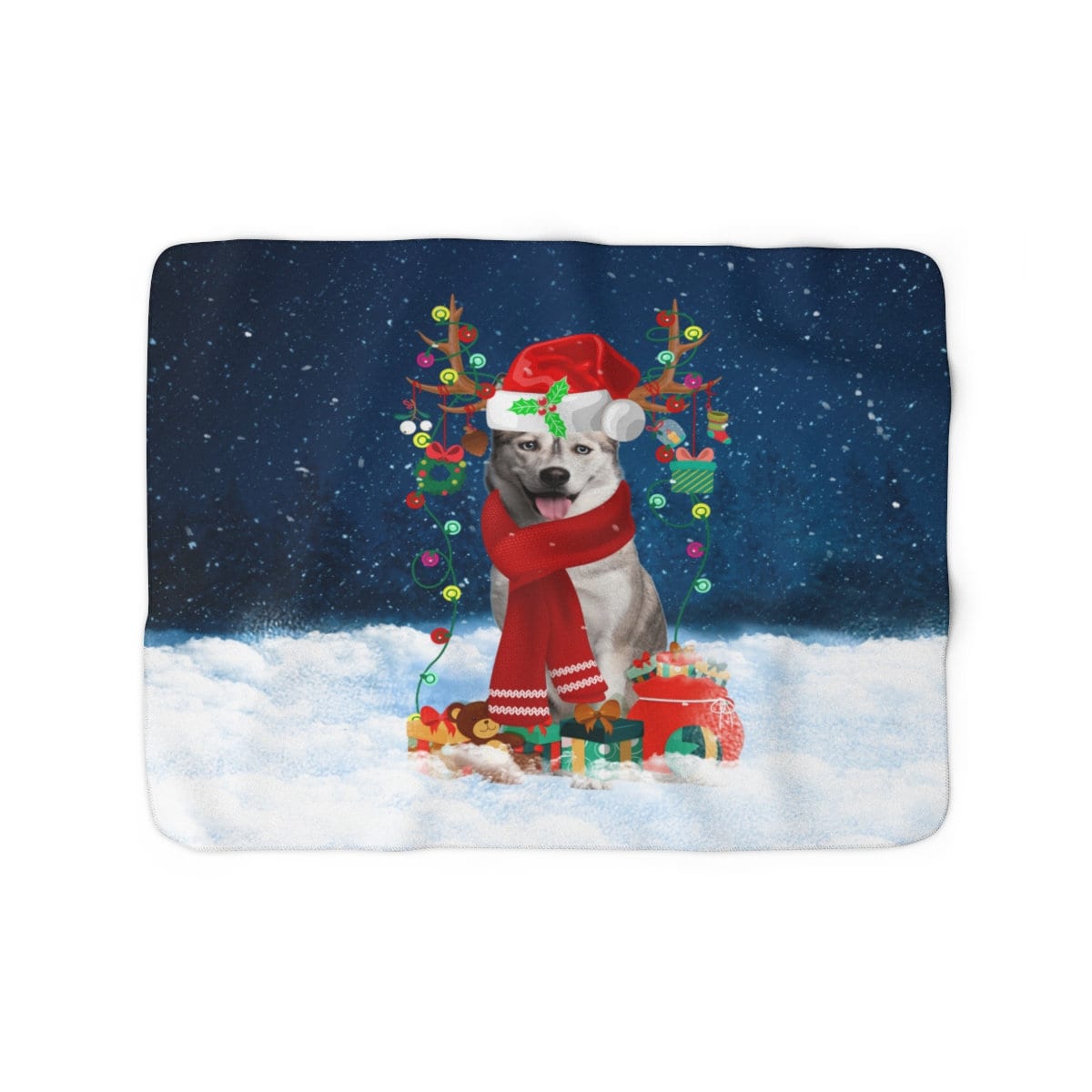 Dog Christmas Blanket Pet Photo Christmas Blanket Christmas Etsy