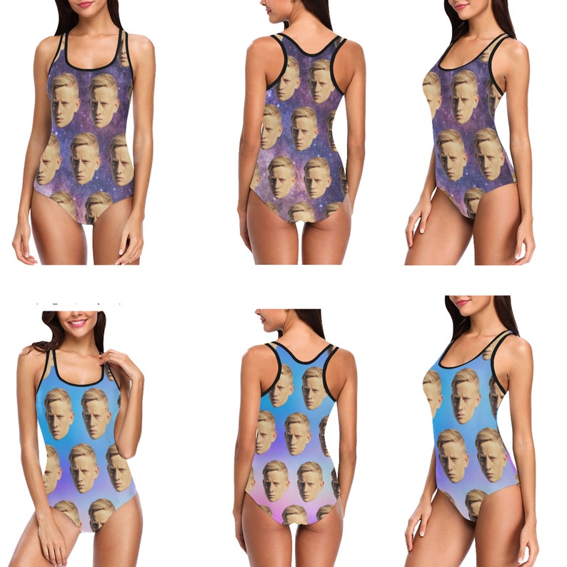 low back one piece swimwear